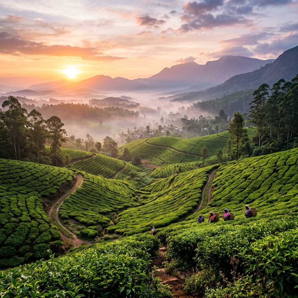 Indian tea estate